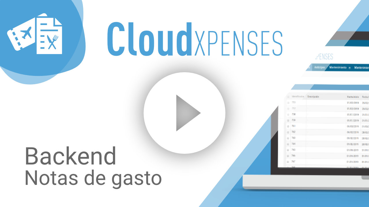 Vídeo CloudXpenses Login Backend